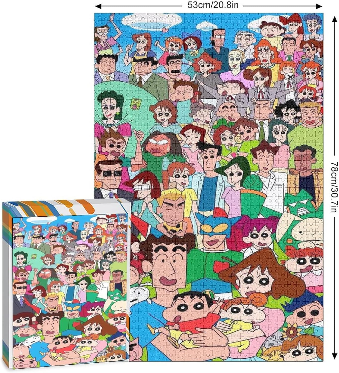 Amazon | クレヨンしんちゃん 300 ピース ジグソーパズル 木製 減圧